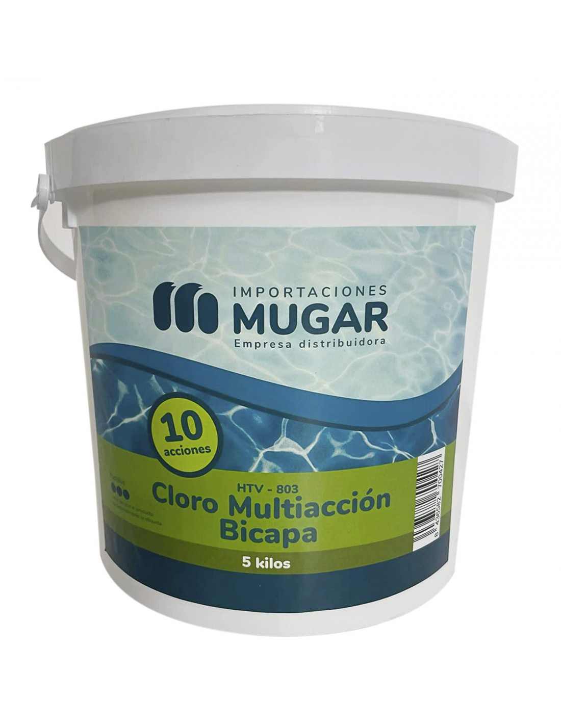 MUGAR Cloro Bicamada Multiação 10 ações 5kg