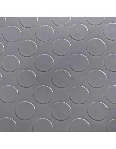 Suelo goma circulo gris - metro cuadrado espesor 3 mm